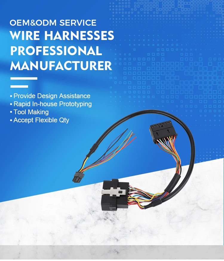 product factory custom obd2 obdii obd 16pin 12v 24v m to f y cable for code reader-2