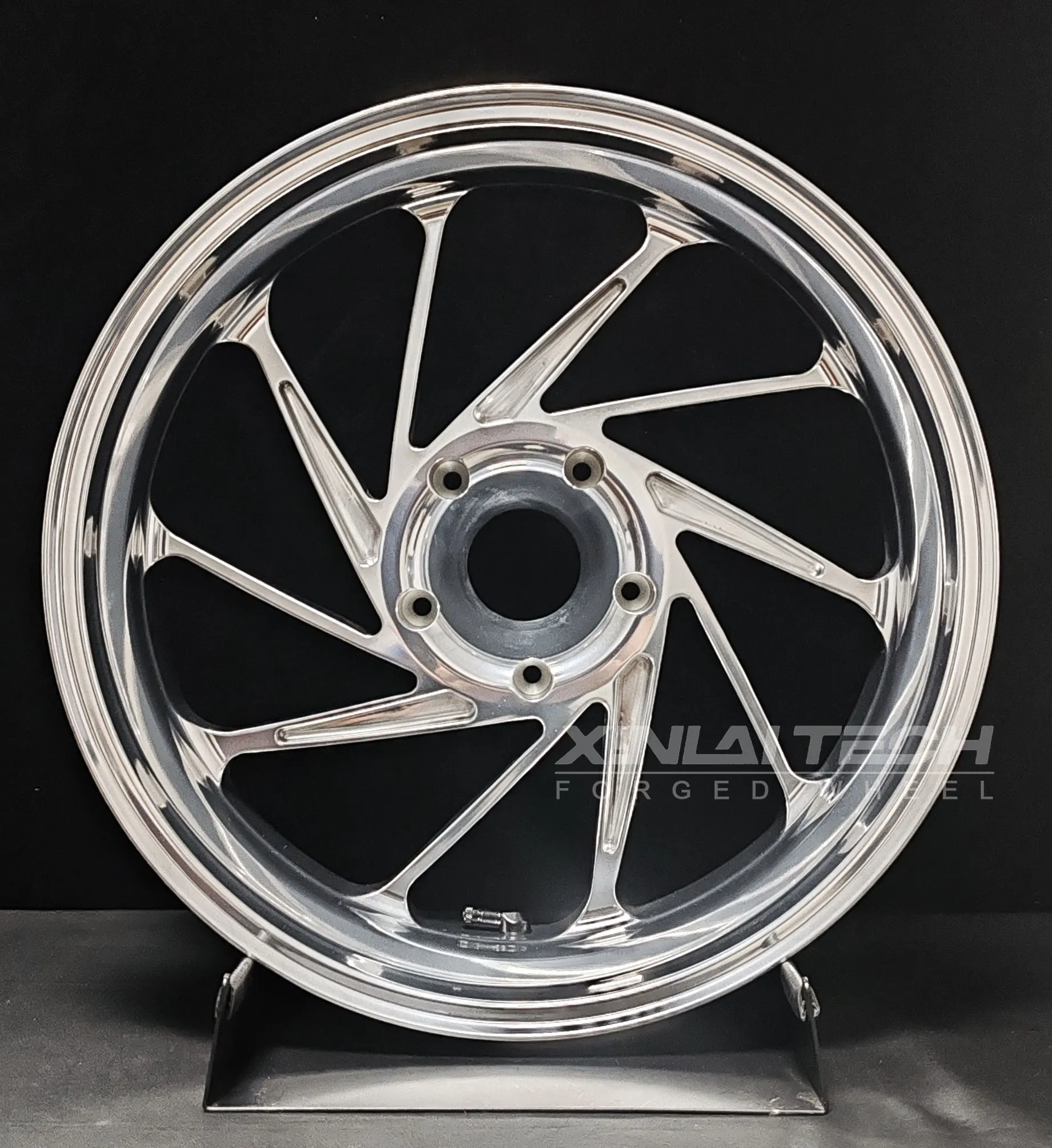 XL Forged Billet Aluminum Motorcycle Wheels Custom Anodized Surface Rims for BMW R NineT Classic Roadster Front Rear Wheels - Image 1