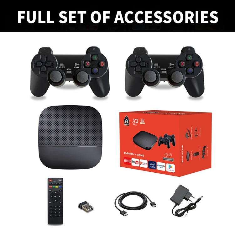 Topleo Video Tv Box Game Console Wireless Hd 4k Tv Handheld Retro Protectors Video Console Game