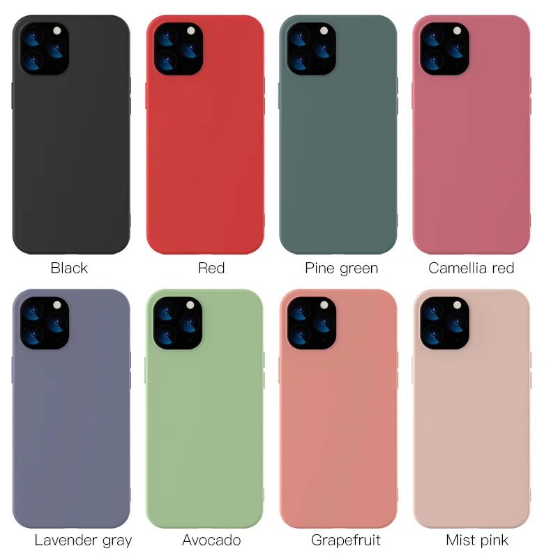  Apple iPhone 12 and iPhone 12 Pro Silicone Case with