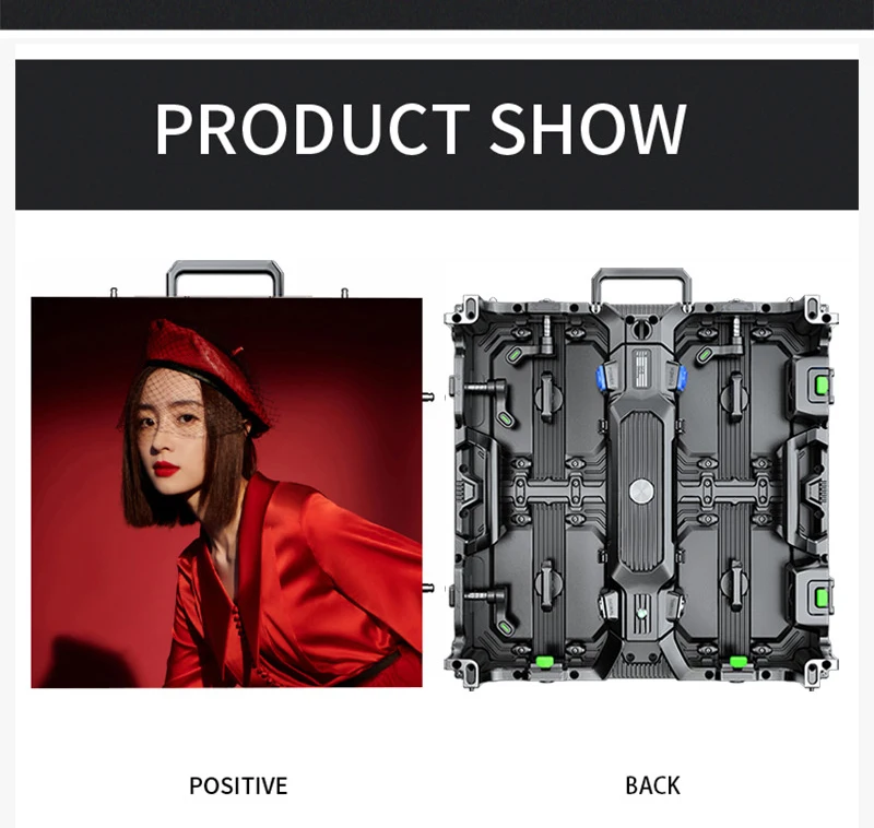 Indoor P3.91 Rental LED Screen High Brightness Die Casting Aluminum 500*500mm