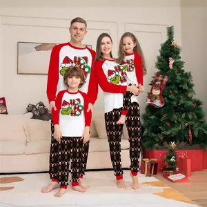 White Fall Pajamas Gifts Sets Men Sleepwear Women Pj Matching Clothes for Couple Christmas Wear Pj Christmas Family Pyjamas