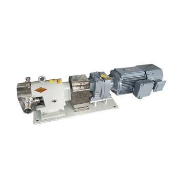 Factory sells food grade ss304 directly Rotor Pump for  Food Syrup meat rotary lobe pump