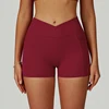Pantalones cortos rojo cereza