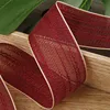 Burgundy-2.5cm*10Y Per Roll