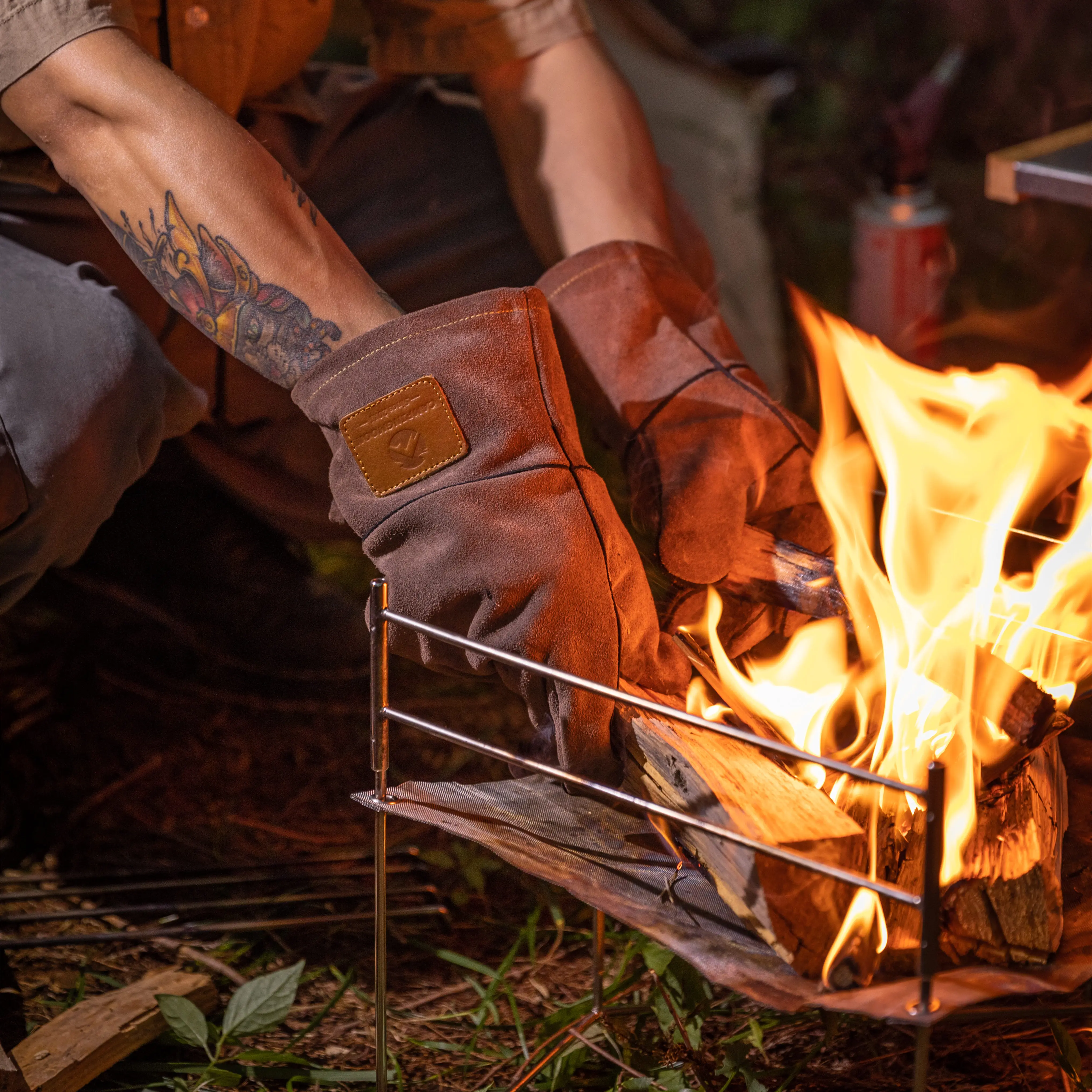 Барбекю гриль печь термостойкая-коптильня для приготовления барбекю перчатки для кемпинга на открытом воздухе обработки разогревать еду перчатки
