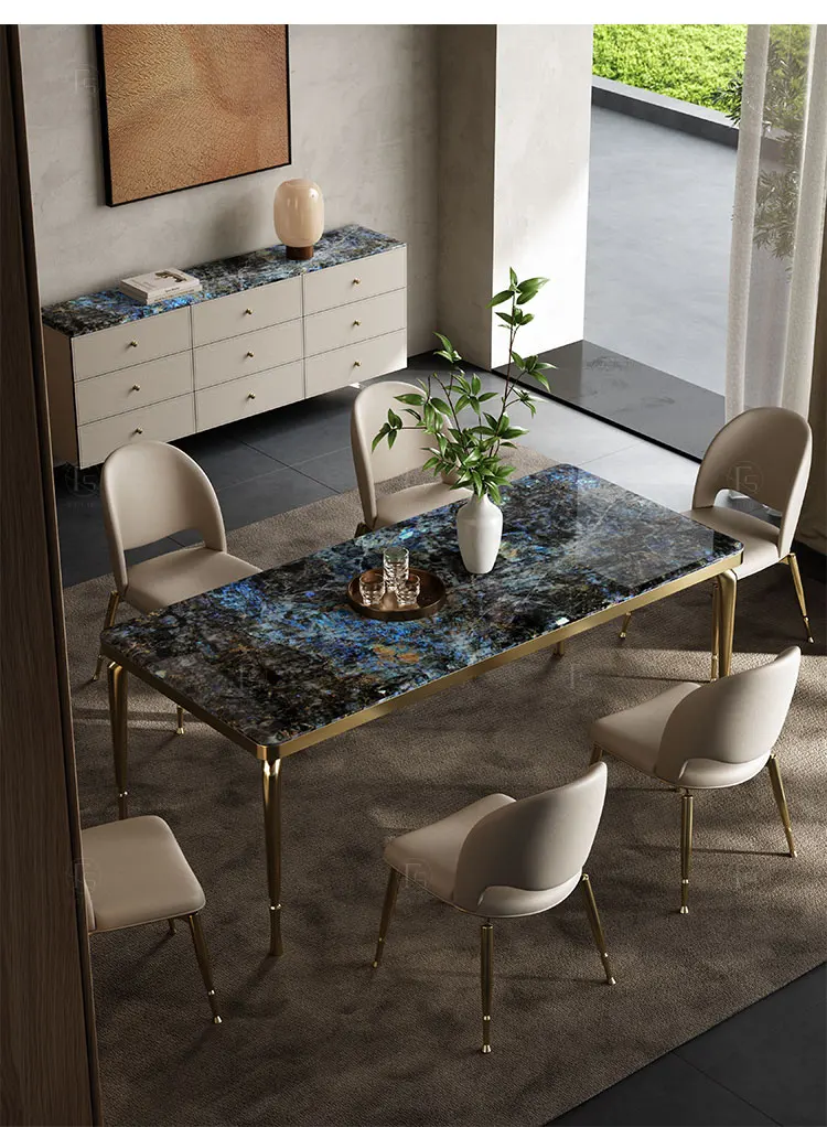 Italian Modern Style Luxury 8 Seater Marble Dining Table Luxury ...