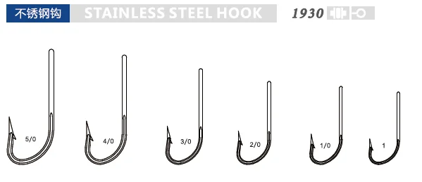 Stainless Steel Limerick Swordfish Longline Fishing Hook