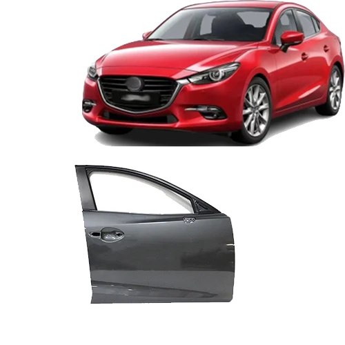 car FRONT LEFT and right DRIVER SIDE EXTERIOR DOOR SHELL PANEL COVER FOR MAZDA 3 2017 OEM BKY0-73-02X BKY0-72-02X