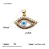 Evil Eye clear and Black pave