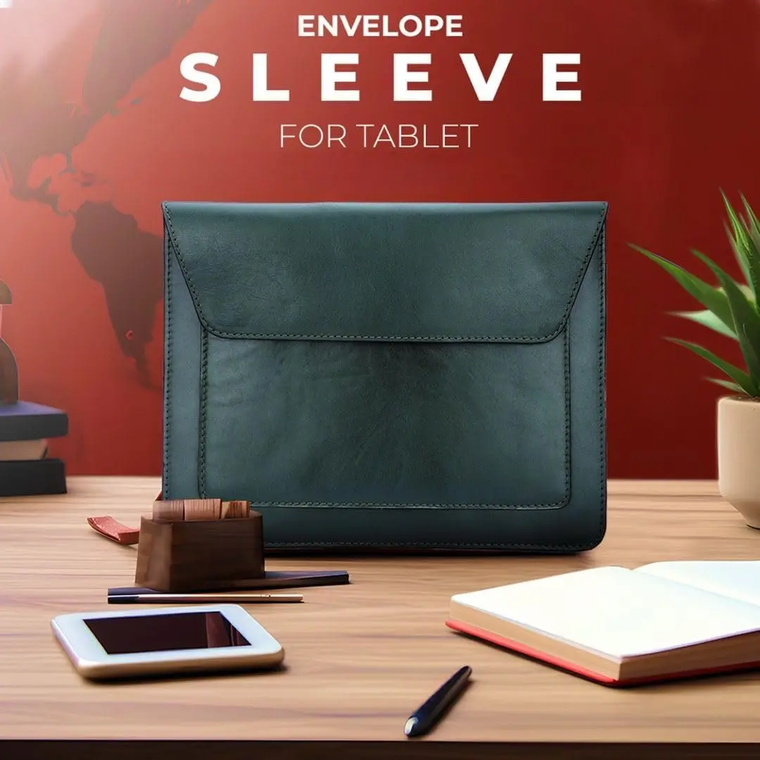 Genuine Leather Sleeve for iPad Pro 11 13 inch Minimalist Vintage Design Handmade Bags for Laptops Tablets Universal manufacture