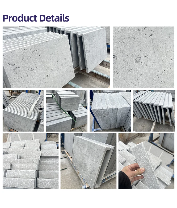 product modern designed beige limestone block polished exterior outdoor villa coping for pool  stone flooring tumbled surface-8