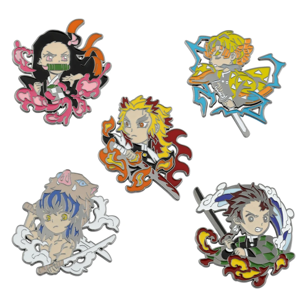 Demon Slayer: Kimetsu No Yaiba Large Metal Blind Box Enamel Pin