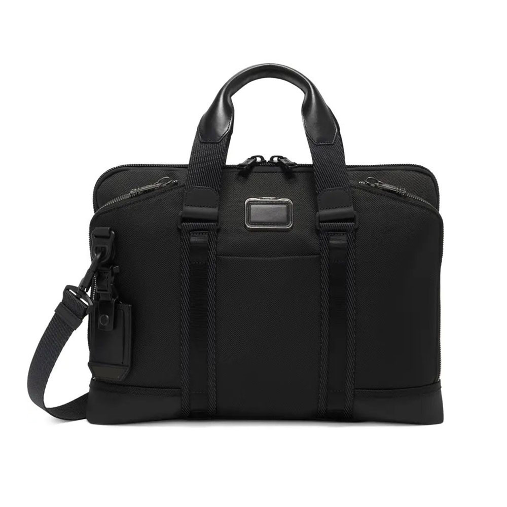 Брендовый Роскошный Тонкий деловой мужской портфель для