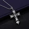 Silver Cross Necklace -3