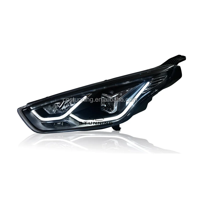 Full Led Dynamic Headlight Headlamp For Ford Escort 2015 2016 2017 2018