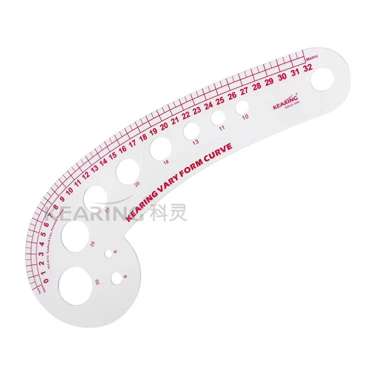 Kearing Flexible Plastic Curve Ruler - 32cm for Design