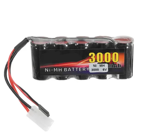 6V 3000mAh NiMH перезаряжаемый аккумулятор FUTABA Plug для серводвигателя
