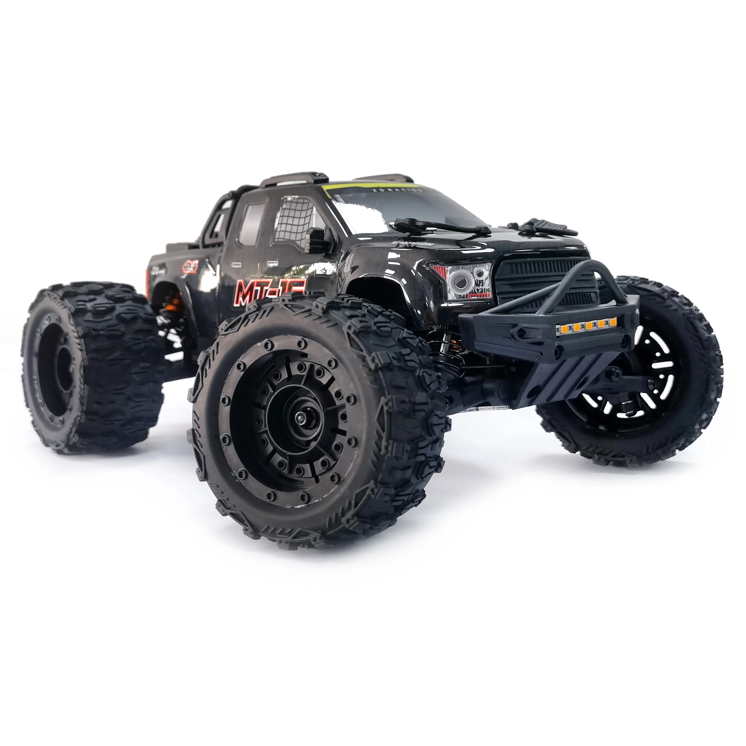 HOSHI ZD mobil Remote Control balap, mainan mobil RC truk Monster kendali  jarak jauh MT-16 1/16 RC, truk off-Road, kecepatan tinggi 4WD,