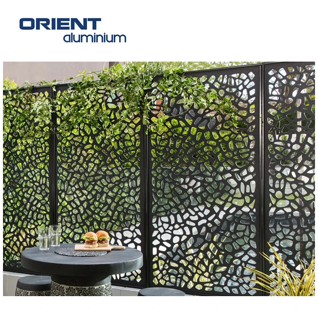 Outdoor Fencing Trellis Gates Supplies Laser Cut Lattice Decorative Garden Fence for House Home