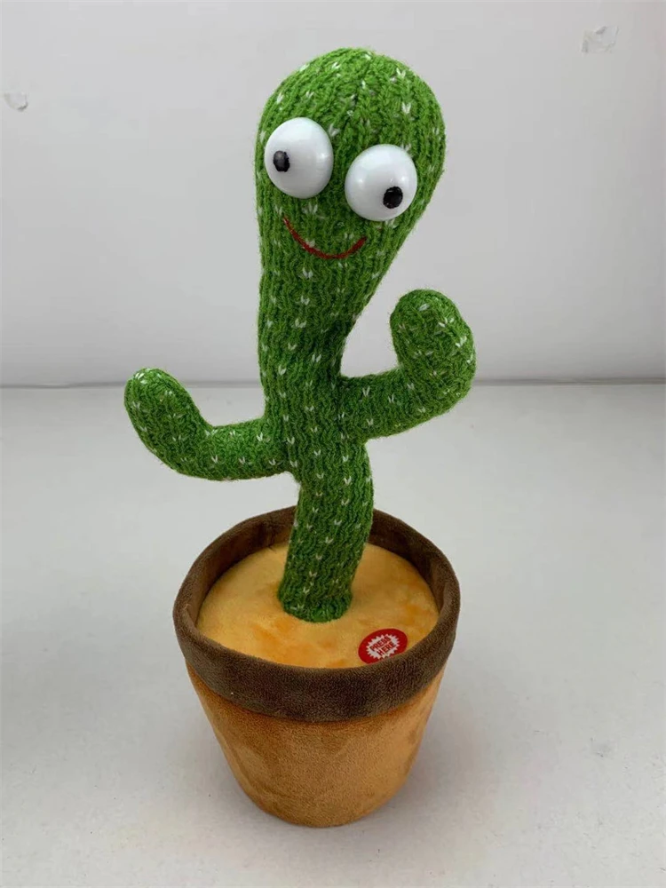 Talking Singing Dancing Cactus Recording Plush Toy