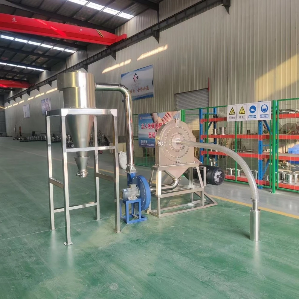 Cyclone Philippines Cocoa Beans Grinder Leaf Grinder Leaves Tomato Grinding Machine Spice Mill Pulverizer