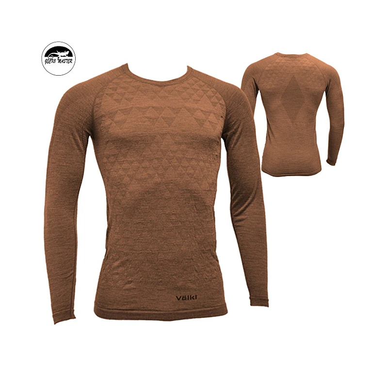 high quality GECKO MASTER thermal underwear for men with merino wool base layer
