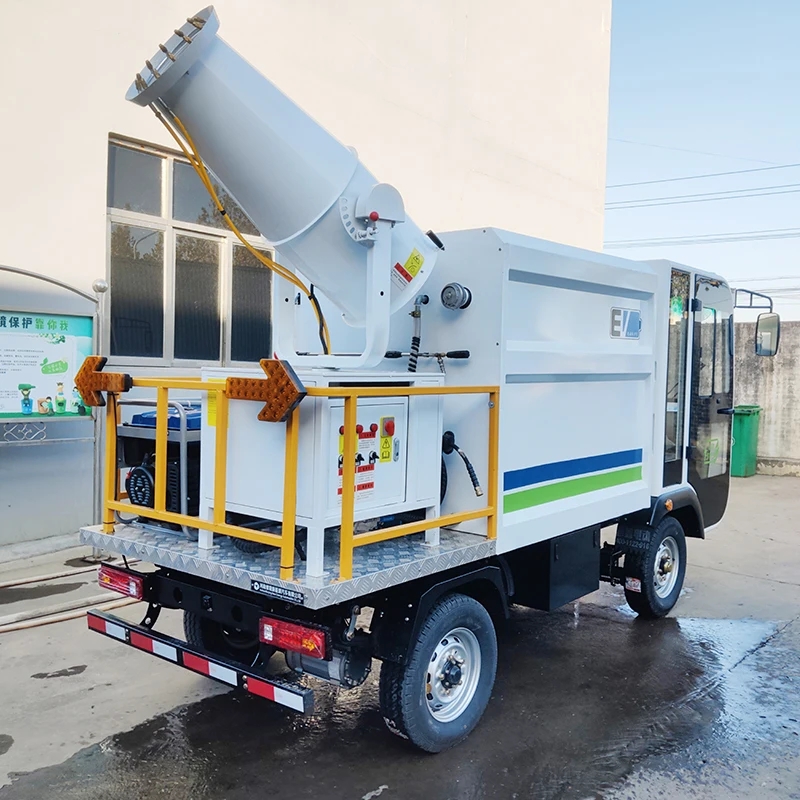 Fog Cannon Dust Suppression Vehicle Environmental Watering Cart Street Green Garden Fire Truck Water Cannon Sprinkle Truck