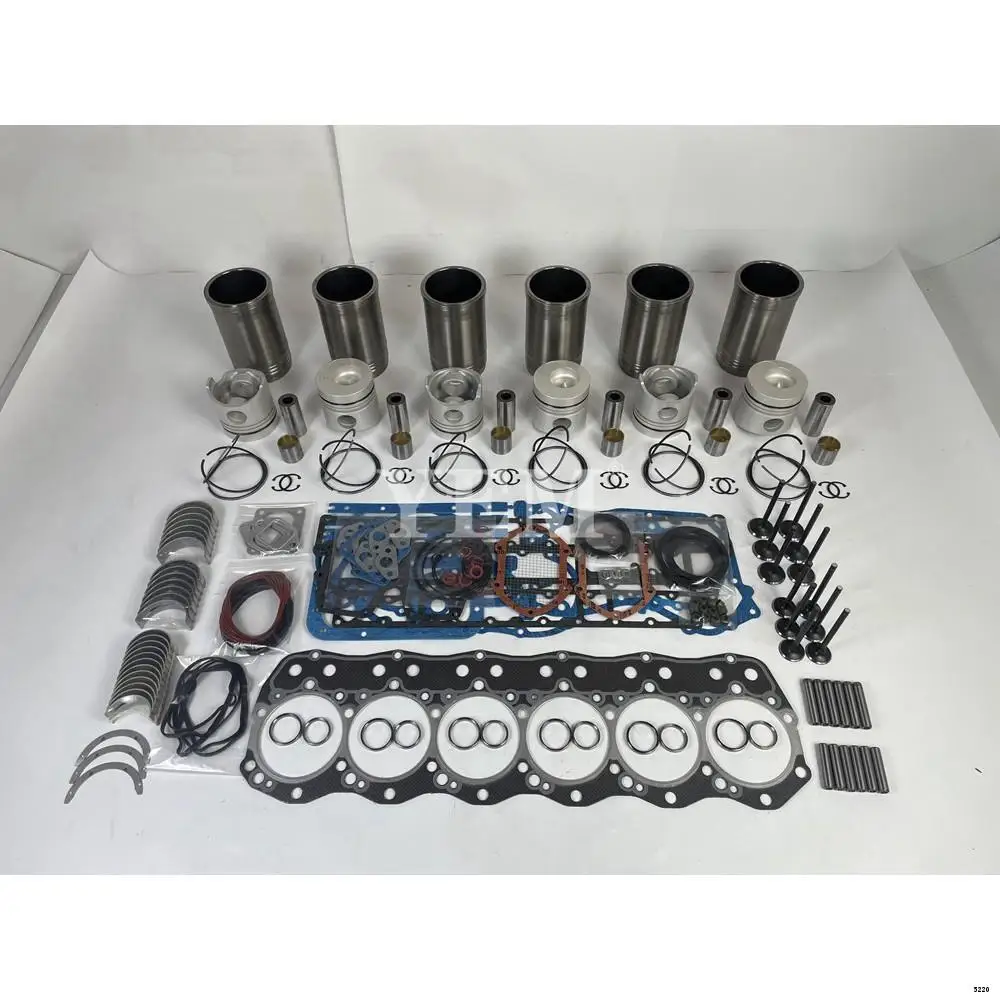 Hot Selling Up 6D15 Overhaul Kit With Bearings Piston Rings Engine Valve Full Gasket Set Liner Kit for Mitsubishi