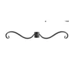 Two hooks (as shown) and two headers