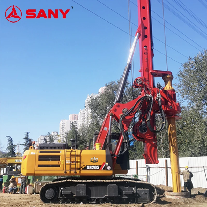 SANY Rotary Foundation Drill Rig SR215-C10 SR235S Bore Pile Machine ...