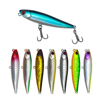 Artificial High Quality Treble Hook 3.2g 5.5cm Minnow Lure Top Water Fishing Hard Lures Floating Mino Trap In All Waters