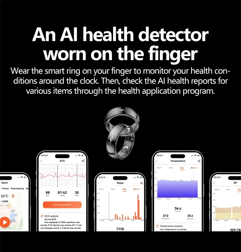 2025 New Q520 ECG Smart Health Ring Heart Rate Blood Oxygen Blood Pressure Body Temperature Monitor 5ATM Waterproof Smart Ring  (19).jpg