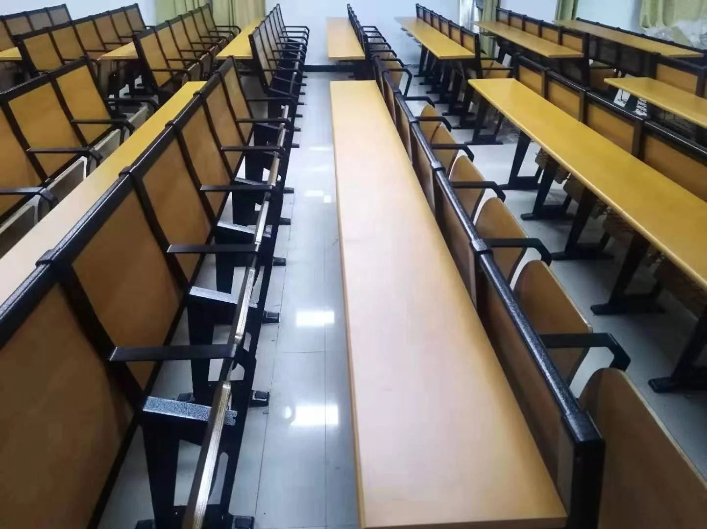 Современный Университетский стол, студенческий стол и стулья Foshan, складной учебный стол с стулом
