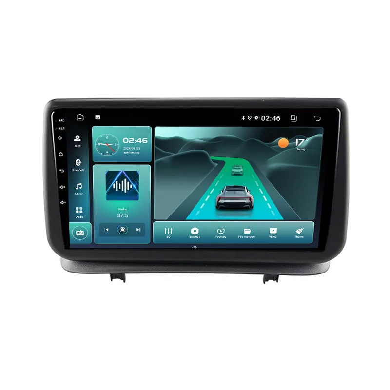 Android Screen 5G WIFI Autoradio Android for Renault Clio 3 Clio3 2005 - 2014 Multimedia Player GPS Carplay 4G WiFi DSP