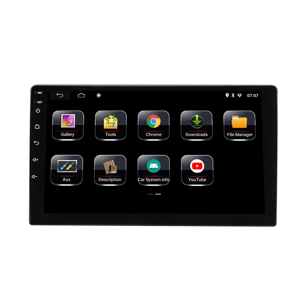 Android BT GM USB FM WIFI GPS Navigation Stereo Double Din Car Radio With Back up Camera