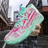 Pink green color