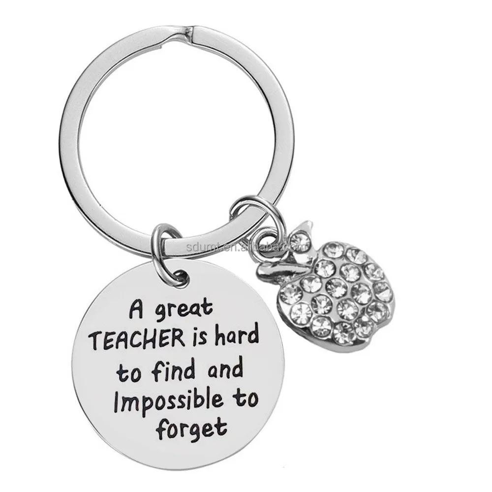 Keychain Teacher Series Gifts Teacher's Day Thanks Giving Day A Great ...