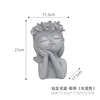 Fairy Flower Pot - Listen (Cement Color)