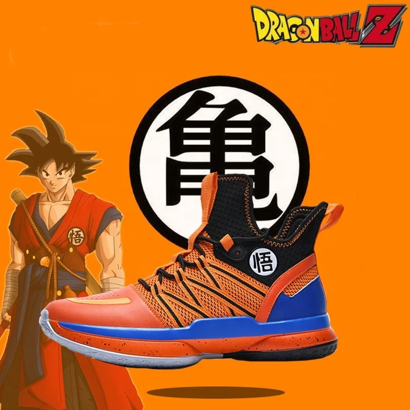 Orange Dragon Ball Basketball Shoes Dragon Ball Z Shoes Nike Nike