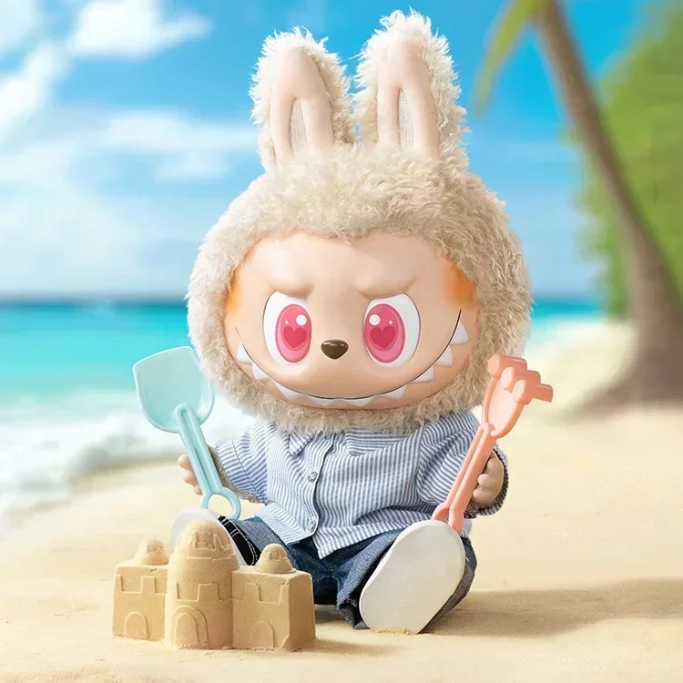 LABUBU BEACH BIG ビッグサイズ POPMART Popmart Summer Wild LABUBU PVC Plush - Blind Box Toy