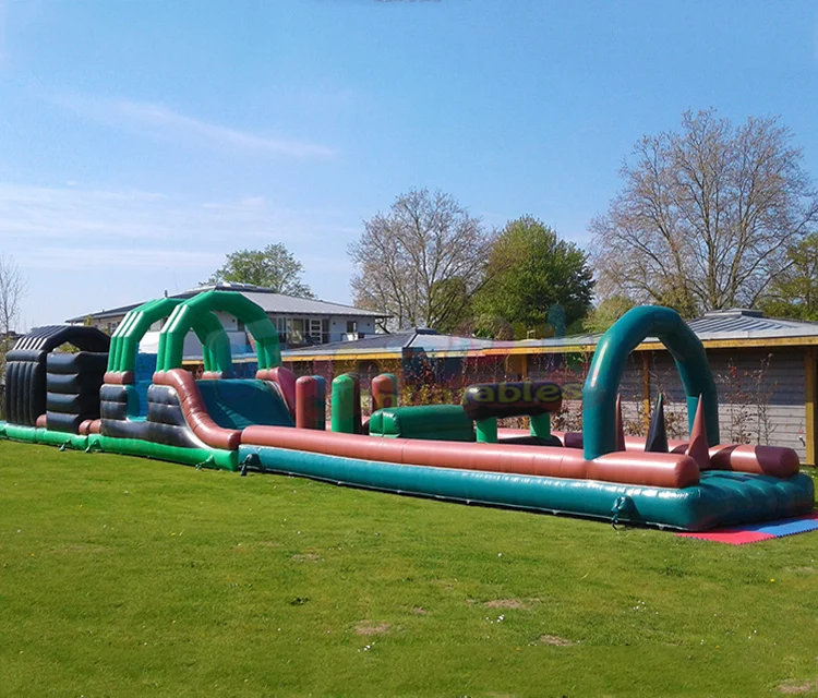 Гигантская уличная игровая площадка, скалолазание, прыгающий батут, надувной замок-батут, надувная площадка с препятствиями