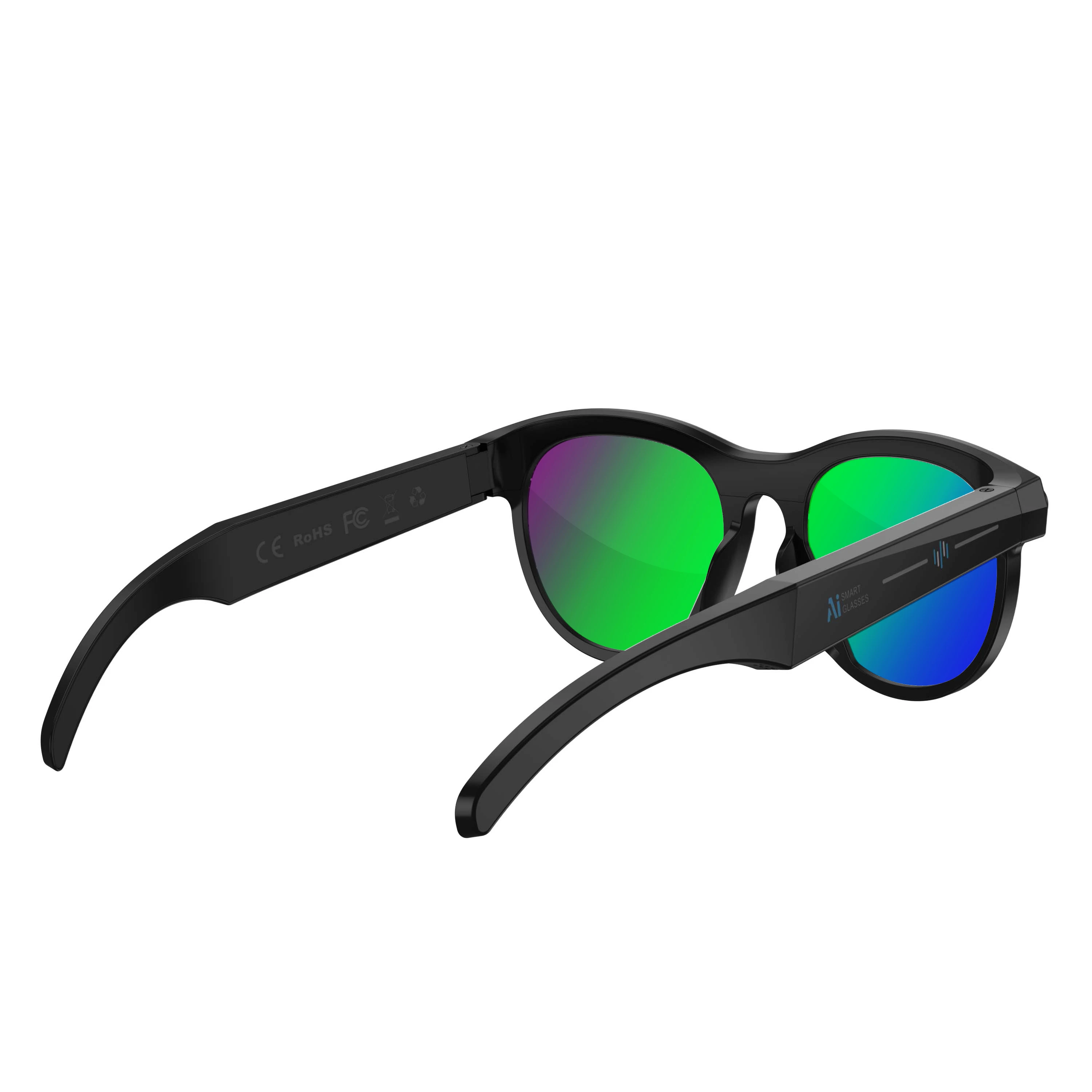 Sztuczna inteligencja Inteligentne okulary M88 Inteligentne rozpoznawanie obiektów Tłumacz Odtwarzanie muzyki Połączenie Bluetooth Kamera 2K IP54 W_voghion.com