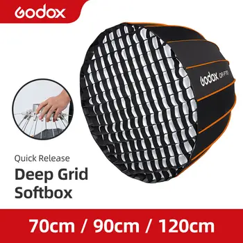 Godox QR-P90 Quick-set Deep Mouth Parabolic Softbox With Bowens Mount Photography Accessories for Studio detail image