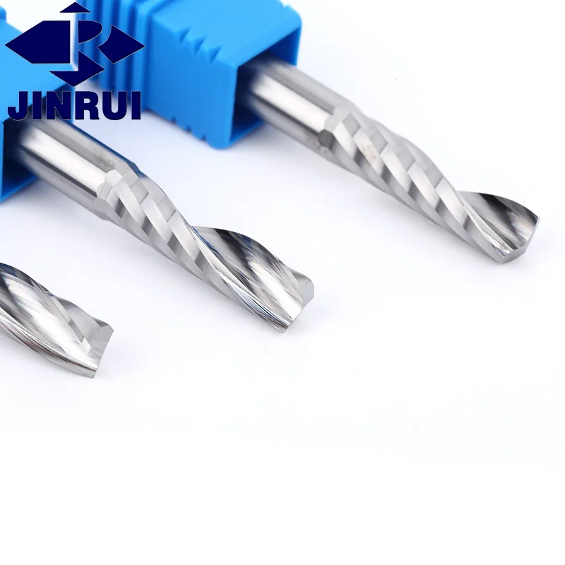 JR 3.175mmソリッドカーバイドシングルフルートエンドミル1F