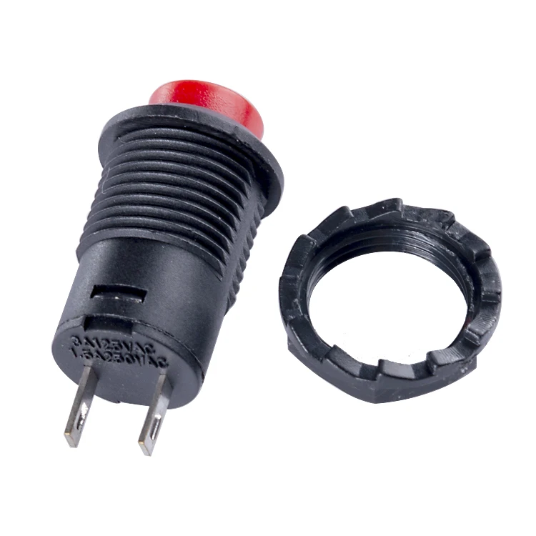 High Quality Push Button Switch 2 Positions on off Self Latching 12v Pushbutton Switch