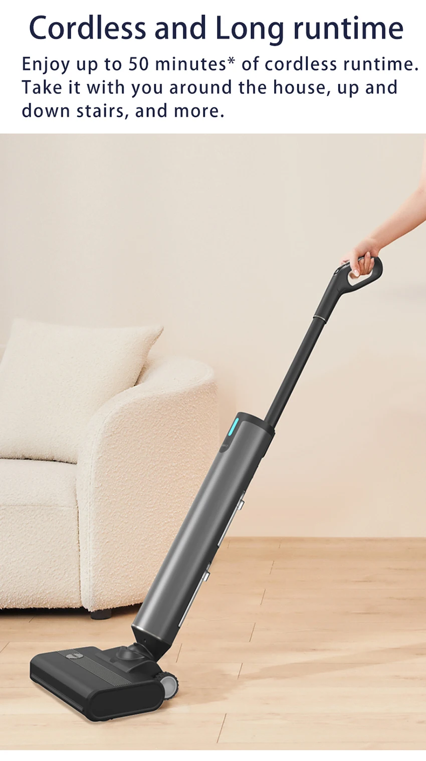 All In One Lightweight Self Cleaning Home Upright Hard Floor Cleaner