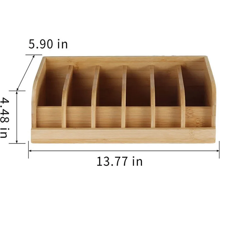 Cardboard Store Belt Rack 7 Compartments Belt Display Rack Bamboo Holder for Closet and Drawer ...