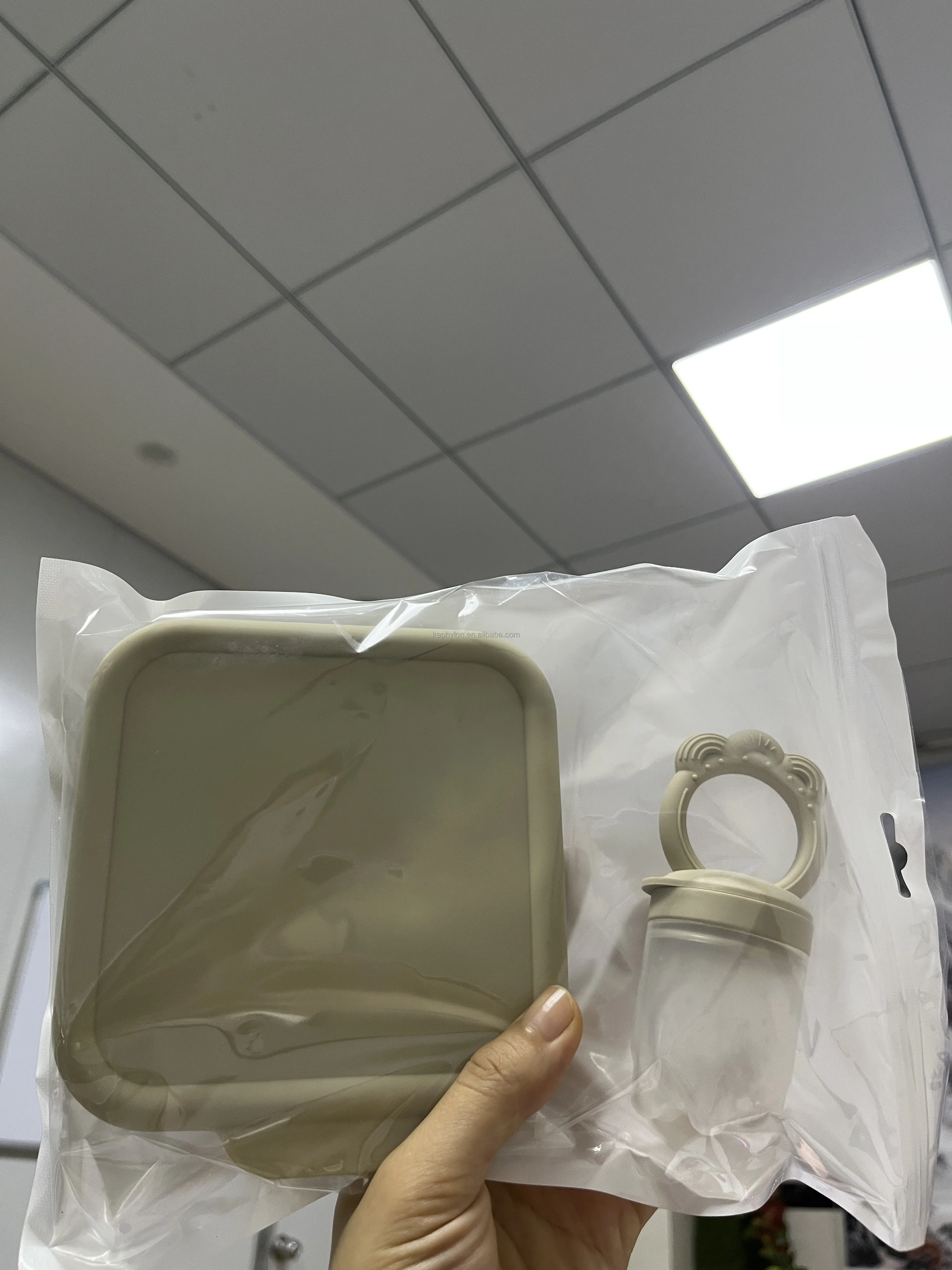 Silicone Nibbler Freezer Tray Breast Milk Teething Popsicle Mold For