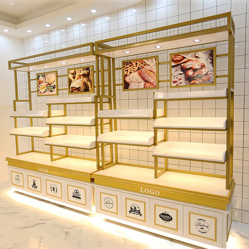 Kainice Supply Bakery Display Wooden Bakery Countertop Display